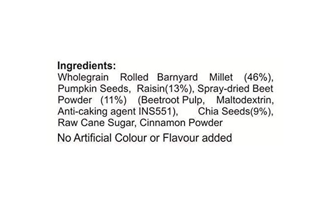 OGMO Beet Raisin Overnight Millet   Pack  54 grams